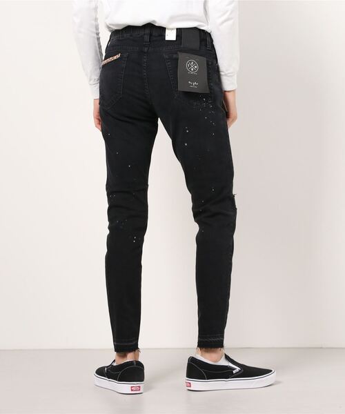 surt（サート）の「SURT（サート）LEOPARD DENIM/レオパードストレッチデニム（デニムパンツ・メンズ・ブラック・SMALL/MEDIUM/LARGE/X-LARGE/X-SMALL）」の17枚目の写真