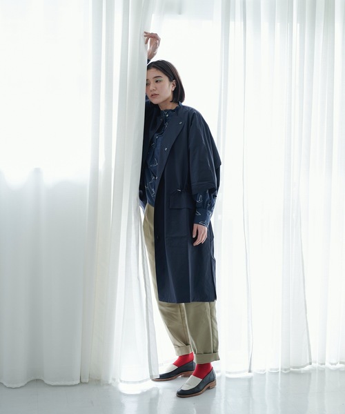 rikolekt(リコレクト)の「birds ブラウス(シャツ/ブラウス・レディース・ネイビー/キナリ・0/1)」の13枚目の写真