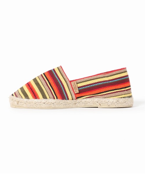 JOINT WORKS(ジョイントワークス)の「【La Maison de L’Espadrille】マルチボーダースリッポン(スリッポン・レディース・ピンク/イエロー・38/36/37)」の3枚目の写真