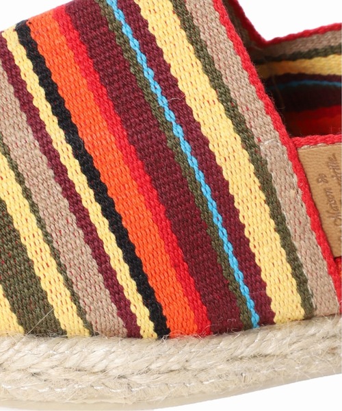 JOINT WORKS(ジョイントワークス)の「【La Maison de L’Espadrille】マルチボーダースリッポン(スリッポン・レディース・ピンク/イエロー・38/36/37)」の6枚目の写真