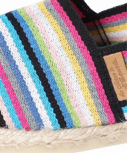 JOINT WORKS(ジョイントワークス)の「【La Maison de L’Espadrille】マルチボーダースリッポン(スリッポン・レディース・ピンク/イエロー・38/36/37)」の11枚目の写真