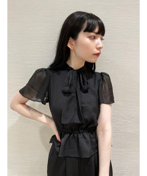 EATME(イートミー)の「ボウタイブラウス(シャツ/ブラウス・レディース・ブラック/オフホワイト/その他1・FREE)」の13枚目の写真