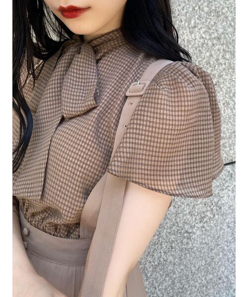 EATME(イートミー)の「ボウタイブラウス(シャツ/ブラウス・レディース・ブラック/オフホワイト/その他1・FREE)」の15枚目の写真