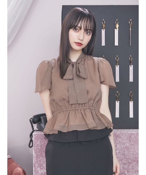 EATME(イートミー)の「ボウタイブラウス(シャツ/ブラウス・レディース・ブラック/オフホワイト/その他1・FREE)」の18枚目の写真