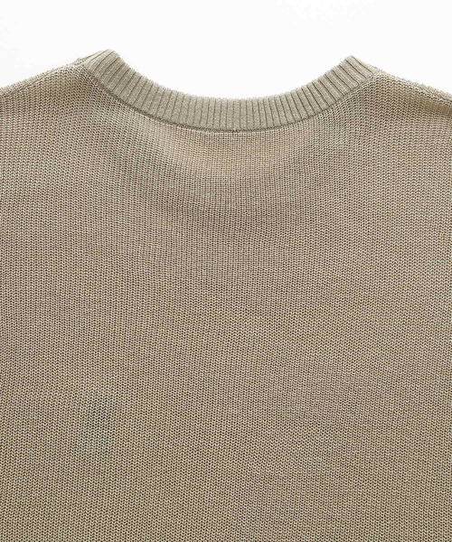 U.S. POLO ASSN.(ユーエスポロアッスン)の「U.S. POLO ASSN. / ユーエスポロアッスン 別注 ルーズオーバーサイズ ロゴ刺繍 ニットベスト(ベスト・メンズ・ブラック/ベージュ/グレー/オフホワイト/サックスブルー/ミント・M/L)」の17枚目の写真