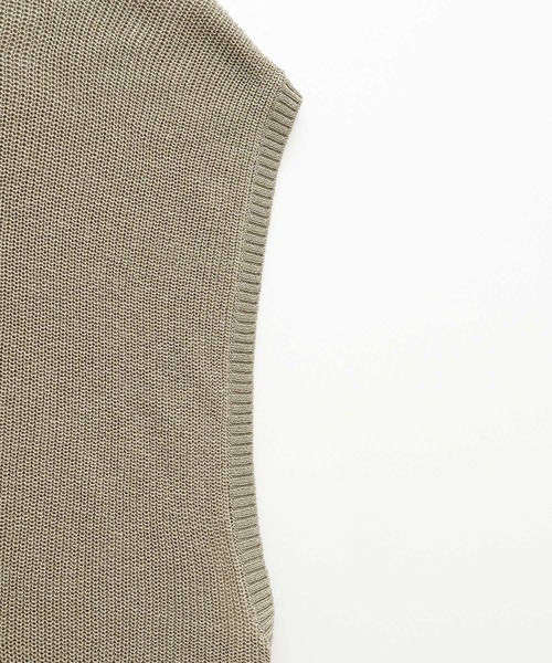 U.S. POLO ASSN.(ユーエスポロアッスン)の「U.S. POLO ASSN. / ユーエスポロアッスン 別注 ルーズオーバーサイズ ロゴ刺繍 ニットベスト(ベスト・メンズ・ブラック/ベージュ/グレー/オフホワイト/サックスブルー/ミント・M/L)」の19枚目の写真