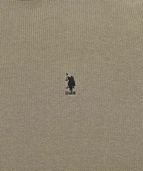 U.S. POLO ASSN.(ユーエスポロアッスン)の「U.S. POLO ASSN. / ユーエスポロアッスン 別注 ルーズオーバーサイズ ロゴ刺繍 ニットベスト(ベスト・メンズ・ブラック/ベージュ/グレー/オフホワイト/サックスブルー/ミント・M/L)」の18枚目の写真