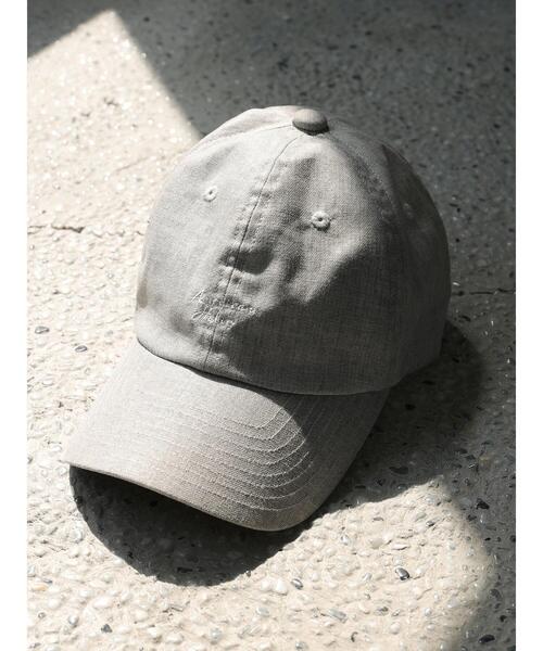 AMERICAN HOLIC（アメリカンホリック）の「刺繍キャップ　＊＊●（キャップ・レディース・ベージュ/グレー/サックスブルー・FREE）」の4枚目の写真