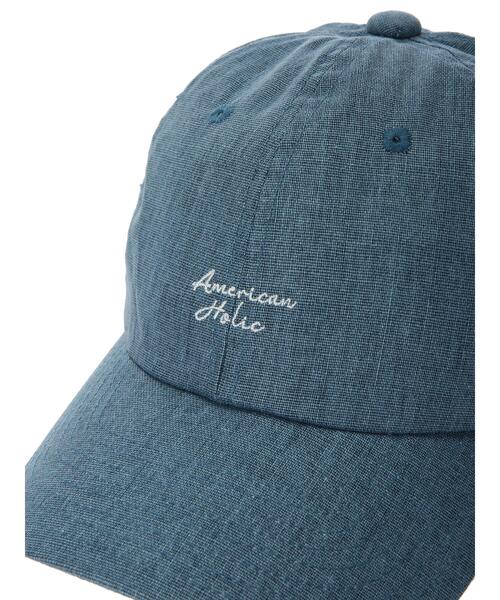 AMERICAN HOLIC（アメリカンホリック）の「刺繍キャップ　＊＊●（キャップ・レディース・ベージュ/グレー/サックスブルー・FREE）」の22枚目の写真