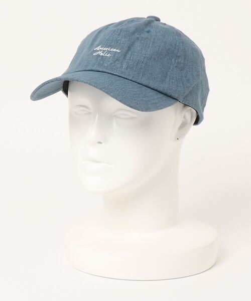 AMERICAN HOLIC（アメリカンホリック）の「刺繍キャップ　＊＊●（キャップ・レディース・ベージュ/グレー/サックスブルー・FREE）」の10枚目の写真