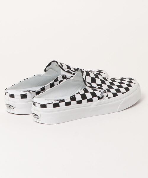 VANS（バンズ）の「＃【VANS/ ヴァンズ】チェッカースリッポンミュール（スリッポン・レディース・ブラック・6.5/6/5.5）」の2枚目の写真