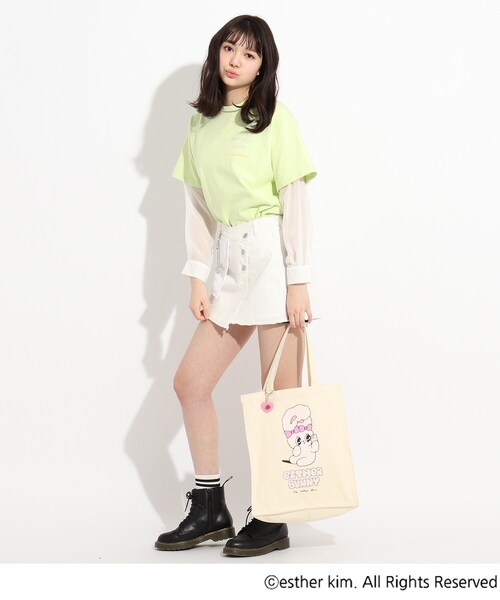 セール】【ESTHER BUNNY】トートバック（トートバッグ）｜PINK