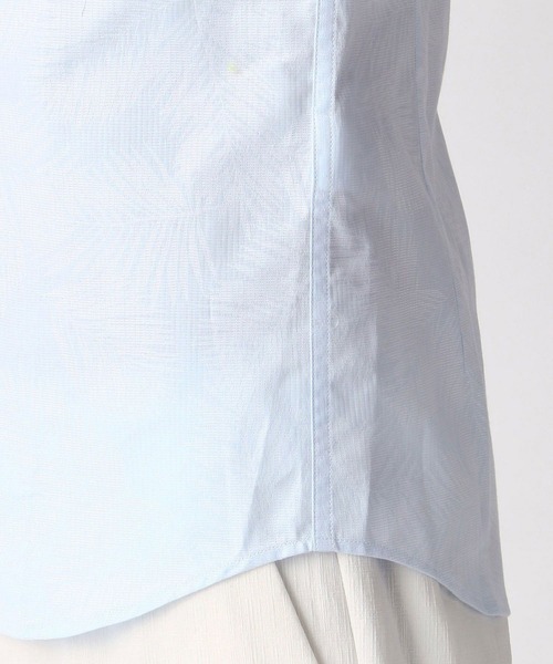 HIDEAWAYS NICOLE（ハイダウェイニコル）の「刺し子風ジャカード半袖シャツ（シャツ/ブラウス・メンズ・ホワイト/その他1/サックスブルー/ピンク・LARGE/MEDIUM/X-LARGE）」の5枚目の写真