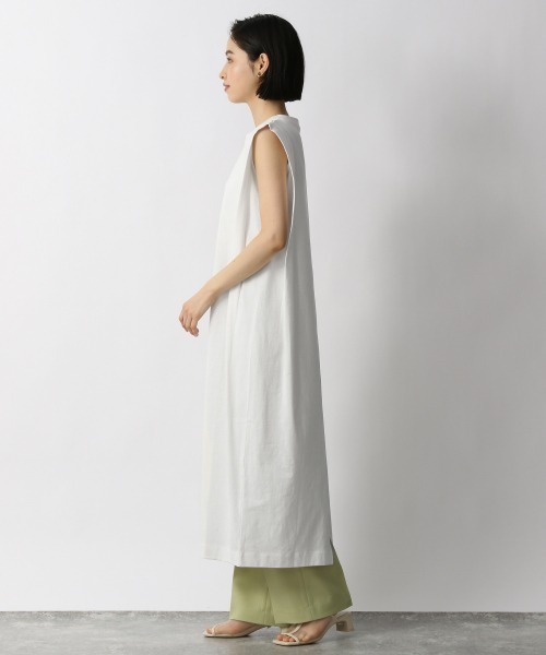 LOWRYS FARM（ローリーズファーム）の「ＵＳＡソデタックノースリーブワンピース　949192（ワンピース・レディース・オフホワイト/ブラック/グリーン/パープル・FREE）」の17枚目の写真