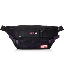 【FILA×MARVEL/フィラ×マーベル】コラボ ワンポイント刺繍 メッシュポケット ウエストバッグ