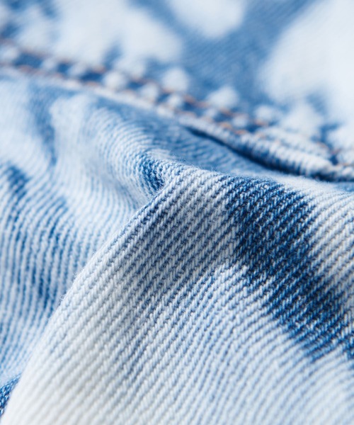 TOBILA(トビラ)の「ハンドブリーチデニム ストレートパンツ ユニセックス(デニムパンツ・レディース・ライトブルー・M/L)」の21枚目の写真