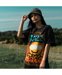 『RAZZIS/ラズイズ』スプレープリントTシャツ【Y】