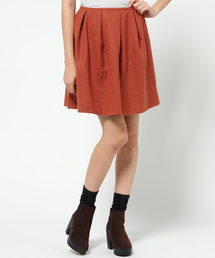 earth music&ecology | タックフレアースカート(スカート)