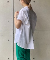 CAPRICIEUX LE'MAGE | シャツ切替ラウンドTシャツ(Tシャツ/カットソー)