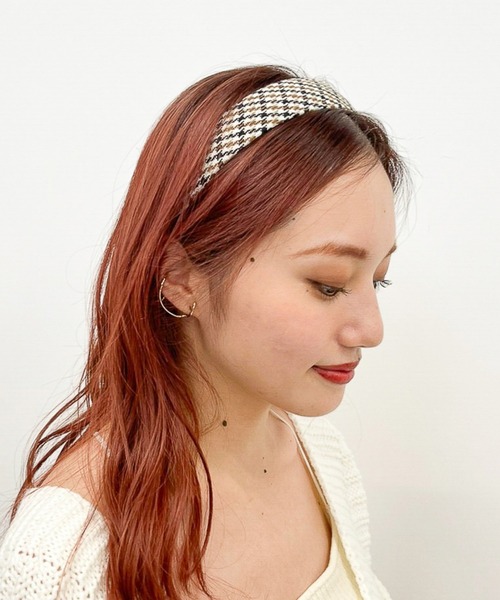 Heather（ヘザー）の「アソートカチューシャ　216268（カチューシャ・レディース・ブラック系その他/ゼブラ/チェック・ONE SIZE）」の3枚目の写真