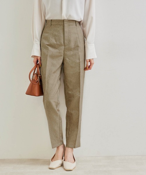 ROPE' PICNIC(ロペピクニック)の「ジャガードパンツ(その他パンツ・レディース・ブラック/ベージュ/ブルー・36/38)」の3枚目の写真