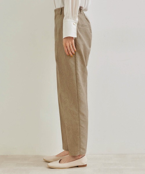 ROPE' PICNIC(ロペピクニック)の「ジャガードパンツ(その他パンツ・レディース・ブラック/ベージュ/ブルー・36/38)」の10枚目の写真