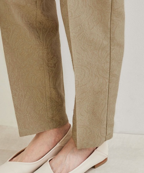 ROPE' PICNIC(ロペピクニック)の「ジャガードパンツ(その他パンツ・レディース・ブラック/ベージュ/ブルー・36/38)」の8枚目の写真