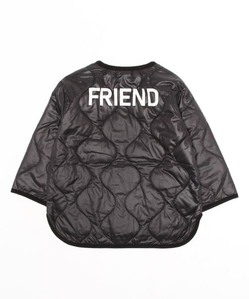 RAGMART（ラグマート）の「ナイロンキルトジャケット（ナイロンジャケット・キッズ・ブラック/ベージュ・110cm/130cm/100cm/120cm）」の5枚目の写真