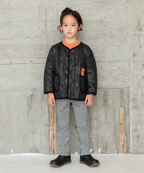 RAGMART（ラグマート）の「ナイロンキルトジャケット（ナイロンジャケット・キッズ・ブラック/ベージュ・110cm/130cm/100cm/120cm）」の6枚目の写真