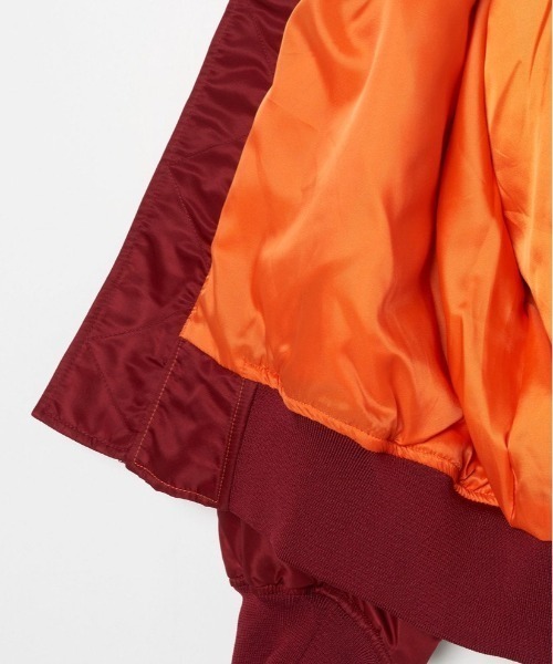 PROVOKE （プロヴォーク）の「PROVOKE/PV-100009 big MA-1（ブルゾン・レディース・レッド/アイボリー/カーキ/ブラック・FREE）」の14枚目の写真