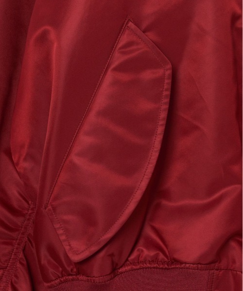 PROVOKE （プロヴォーク）の「PROVOKE/PV-100009 big MA-1（ブルゾン・レディース・レッド/アイボリー/カーキ/ブラック・FREE）」の10枚目の写真