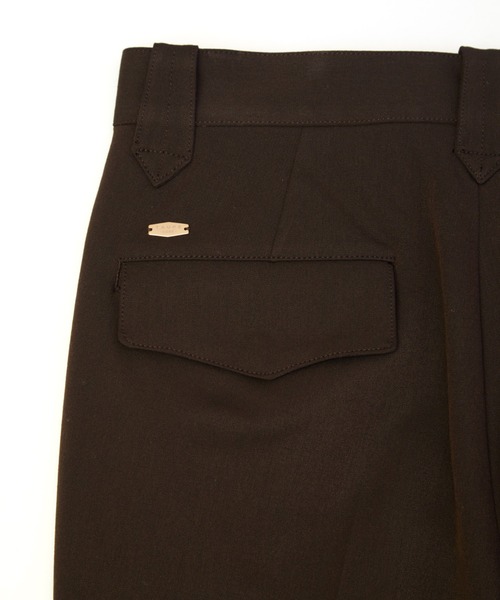 TAUPE(トープ)の「TAUPE/トープ/70's Straight CORE Slacks/70'sストレートフィットCOREスラックス(スラックス・メンズ・ブラック/ブラウン・2)」の3枚目の写真