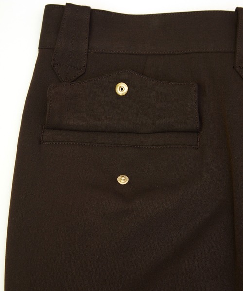 TAUPE(トープ)の「TAUPE/トープ/70's Straight CORE Slacks/70'sストレートフィットCOREスラックス(スラックス・メンズ・ブラック/ブラウン・2)」の4枚目の写真