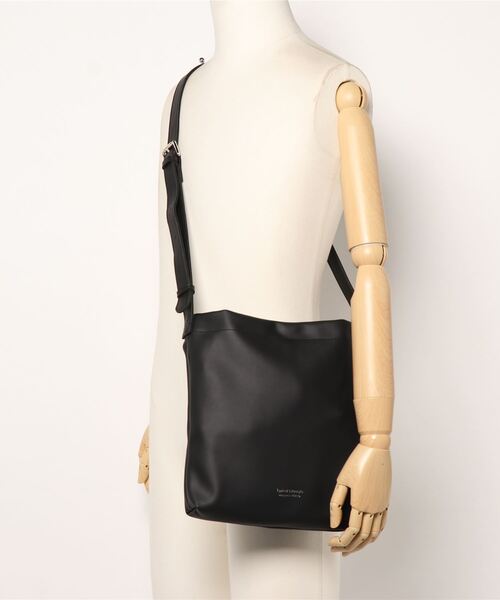 BACK NUMBER（バックナンバー）の「【BACK NUMBER】PU素材ショルダーバッグ（ショルダーバッグ・メンズ・グレー/ブラック・ONE SIZE）」の3枚目の写真