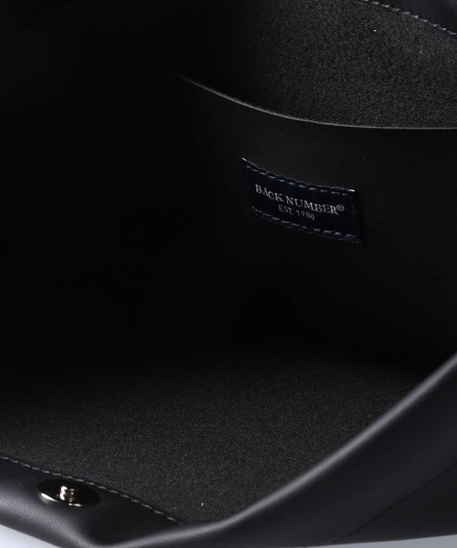 BACK NUMBER（バックナンバー）の「【BACK NUMBER】PU素材ショルダーバッグ（ショルダーバッグ・メンズ・グレー/ブラック・ONE SIZE）」の11枚目の写真
