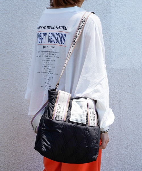 THEATRE PRODUCTS（シアタープロダクツ）の「【THEATRE PRODUCTS×CIAOPANIC TYPY】キルティングトートM（トートバッグ・レディース・ブラック/カーキ/パープル・ONE SIZE）」の11枚目の写真