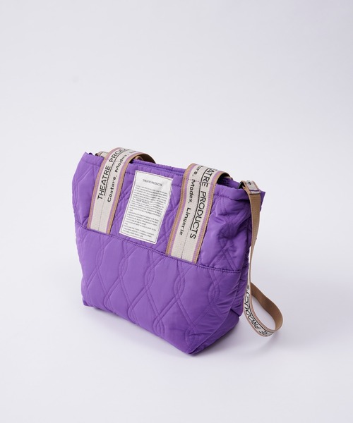 THEATRE PRODUCTS（シアタープロダクツ）の「【THEATRE PRODUCTS×CIAOPANIC TYPY】キルティングトートM（トートバッグ・レディース・ブラック/カーキ/パープル・ONE SIZE）」の15枚目の写真