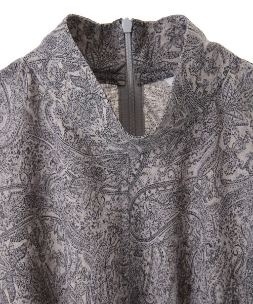 CLANE PAISLEY DRAPE TOPSクラネペイズリードレープトップス