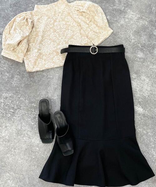 INGNI（イング）の「マーメイド／スカート（スカート・レディース・ブラック/ベージュ/インディゴブルー・FREE）」の2枚目の写真