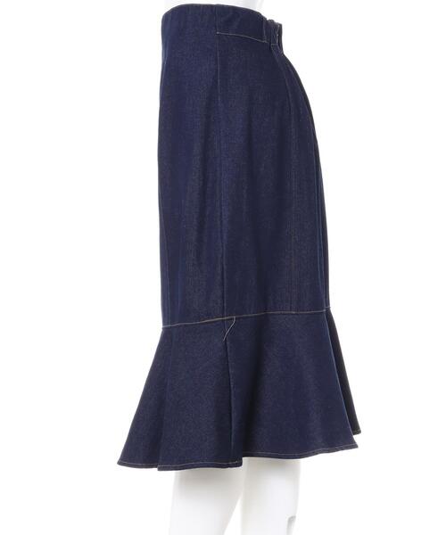 INGNI（イング）の「マーメイド／スカート（スカート・レディース・ブラック/ベージュ/インディゴブルー・FREE）」の5枚目の写真