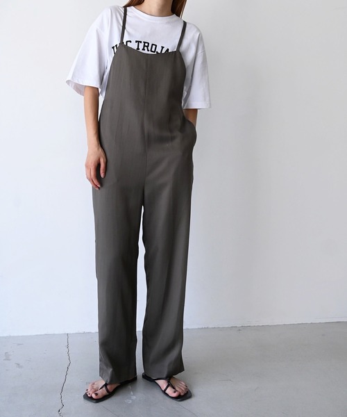 REDCHOPWORKS(レッドチョップワークス)テーパードテンセルキャミサロペット