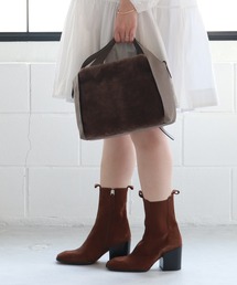 【ANGEL ALARCON】スクエアトウヒールアップサイドゴア(D13021)