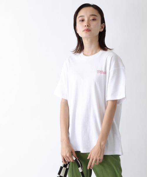 JEANASIS（ジーナシス）の「【WILSON×JEANASIS】コラボSST/229686（Tシャツ/カットソー・レディース・ホワイト/ブラック/グレー/レッド・FREE）」の2枚目の写真