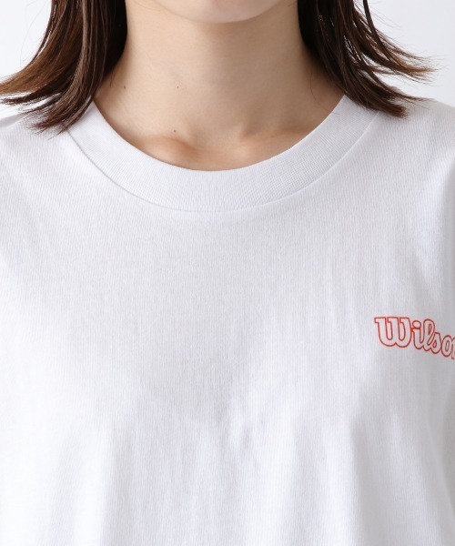 JEANASIS（ジーナシス）の「【WILSON×JEANASIS】コラボSST/229686（Tシャツ/カットソー・レディース・ホワイト/ブラック/グレー/レッド・FREE）」の10枚目の写真