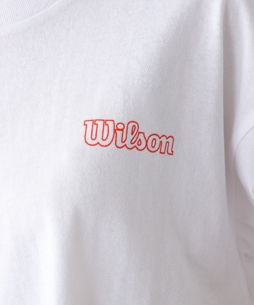 JEANASIS（ジーナシス）の「【WILSON×JEANASIS】コラボSST/229686（Tシャツ/カットソー・レディース・ホワイト/ブラック/グレー/レッド・FREE）」の14枚目の写真