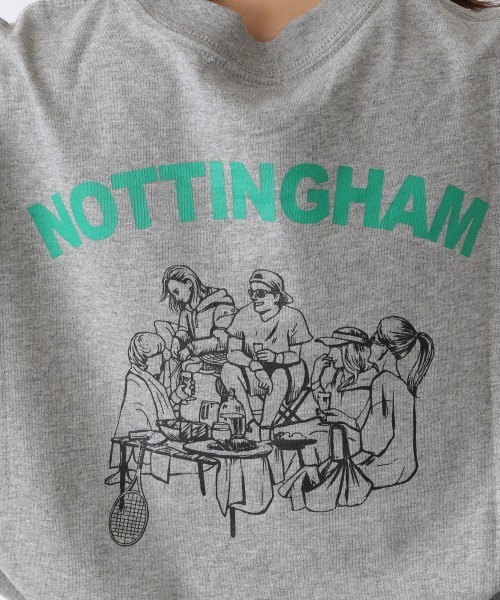 JEANASIS（ジーナシス）の「【WILSON×JEANASIS】コラボSST/229686（Tシャツ/カットソー・レディース・ホワイト/ブラック/グレー/レッド・FREE）」の8枚目の写真