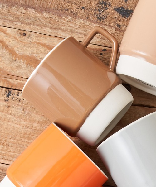 CIAOPANIC TYPY（チャオパニックティピー）の「【Side Coffee Brewers】美濃焼 2トーンマグ（グラス/マグカップ/タンブラー・レディース・ブラウン/オリーブ/グレー/ピンク/ブラック/オレンジ/オフホワイト/パープル/ベージュ/ブルー・ONE SIZE）」の4枚目の写真