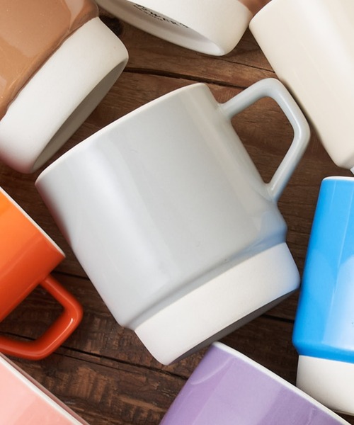 CIAOPANIC TYPY（チャオパニックティピー）の「【Side Coffee Brewers】美濃焼 2トーンマグ（グラス/マグカップ/タンブラー・レディース・ブラウン/オリーブ/グレー/ピンク/ブラック/オレンジ/オフホワイト/パープル/ベージュ/ブルー・ONE SIZE）」の3枚目の写真