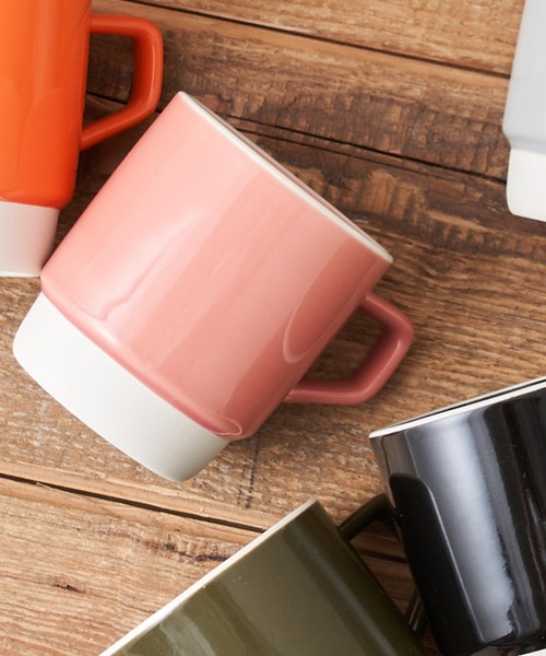 CIAOPANIC TYPY（チャオパニックティピー）の「【Side Coffee Brewers】美濃焼 2トーンマグ（グラス/マグカップ/タンブラー・レディース・ブラウン/オリーブ/グレー/ピンク/ブラック/オレンジ/オフホワイト/パープル/ベージュ/ブルー・ONE SIZE）」の9枚目の写真