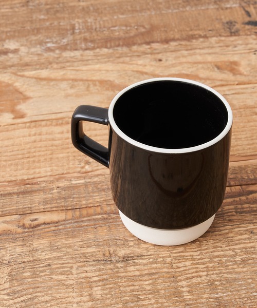 CIAOPANIC TYPY（チャオパニックティピー）の「【Side Coffee Brewers】美濃焼 2トーンマグ（グラス/マグカップ/タンブラー・レディース・ブラウン/オリーブ/グレー/ピンク/ブラック/オレンジ/オフホワイト/パープル/ベージュ/ブルー・ONE SIZE）」の2枚目の写真